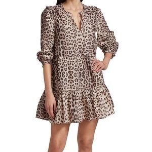 Rumi Leopard-Print Mini Dress